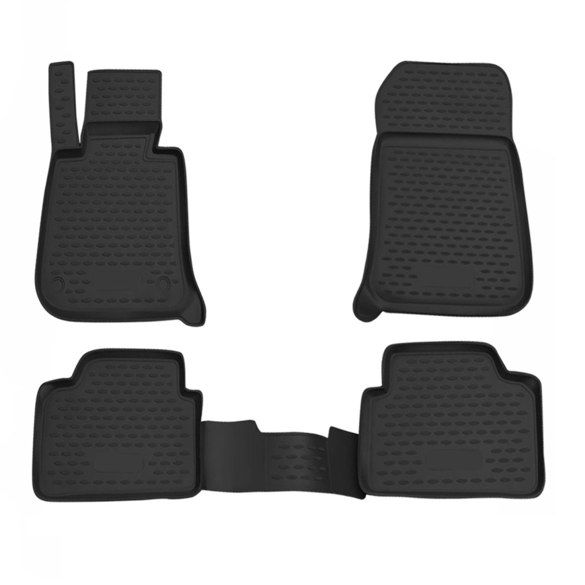 BMW 3 SERIES Floor Mats - Omac - Rubber TPE - Black - '05-'12